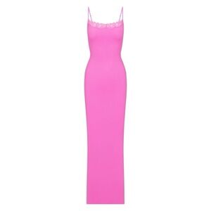 SKIMS Pink Maxi Dress